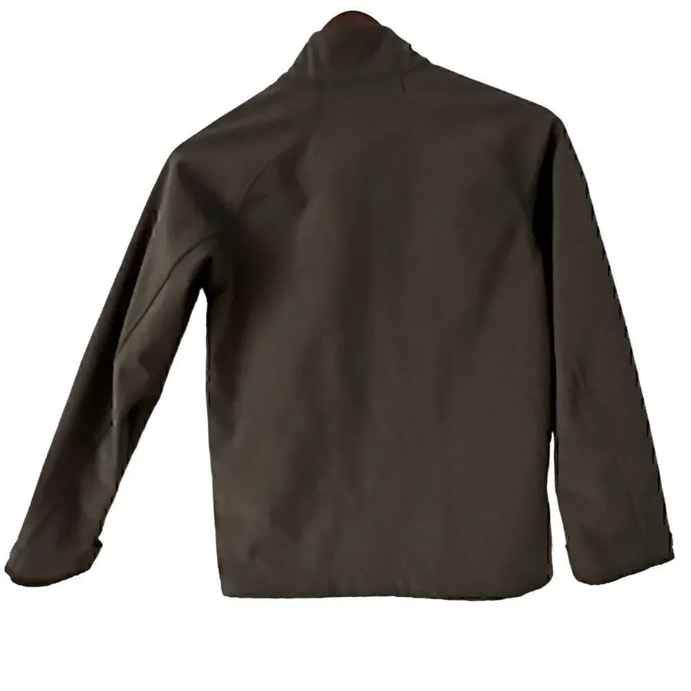 NFL Youth Dark Grey‎ Polyester Fleece Lined NE Patriots Zip Up Jacket Size S - 8